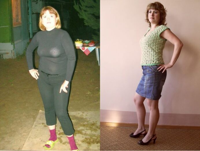 przed i po odchudzaniu na ulubionej diecie zdjęcie 1